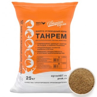 Энерго-углеводный корм Танрем для КРС, 25кг